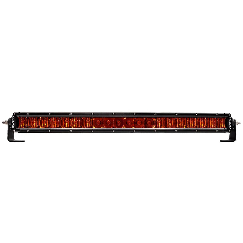 Rigid amber LED light bar for off-road vehicles, truck, or SUV lighting upgrade
