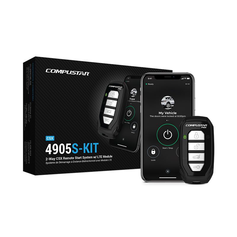 Compustar CSX4905-S 2-Way Remote Starter Kit with LTE