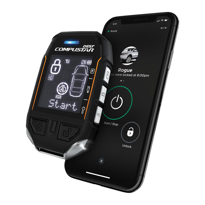 Compustar RFX-2WT12-SS 2-Way LCD Remote Start & Security System with LTE