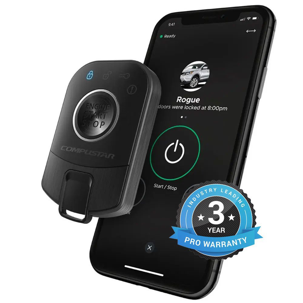 Compustar PRO RFX-P2WR5-SF 2-Way Remote Start Bundle with LTE