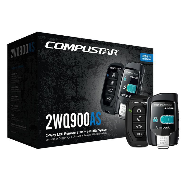 Compustar CS2WQ900-AS 2-Way LCD Remote Start & Security Bundle