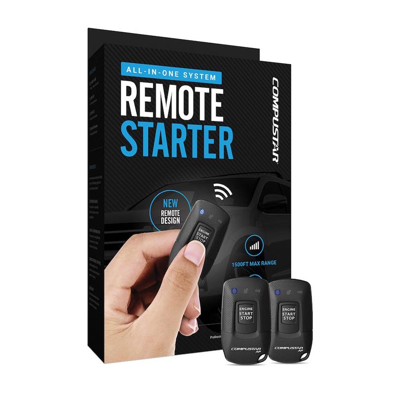 Compustar RS1B2-DC3 1-Way Remote Start Bundle 457m Range